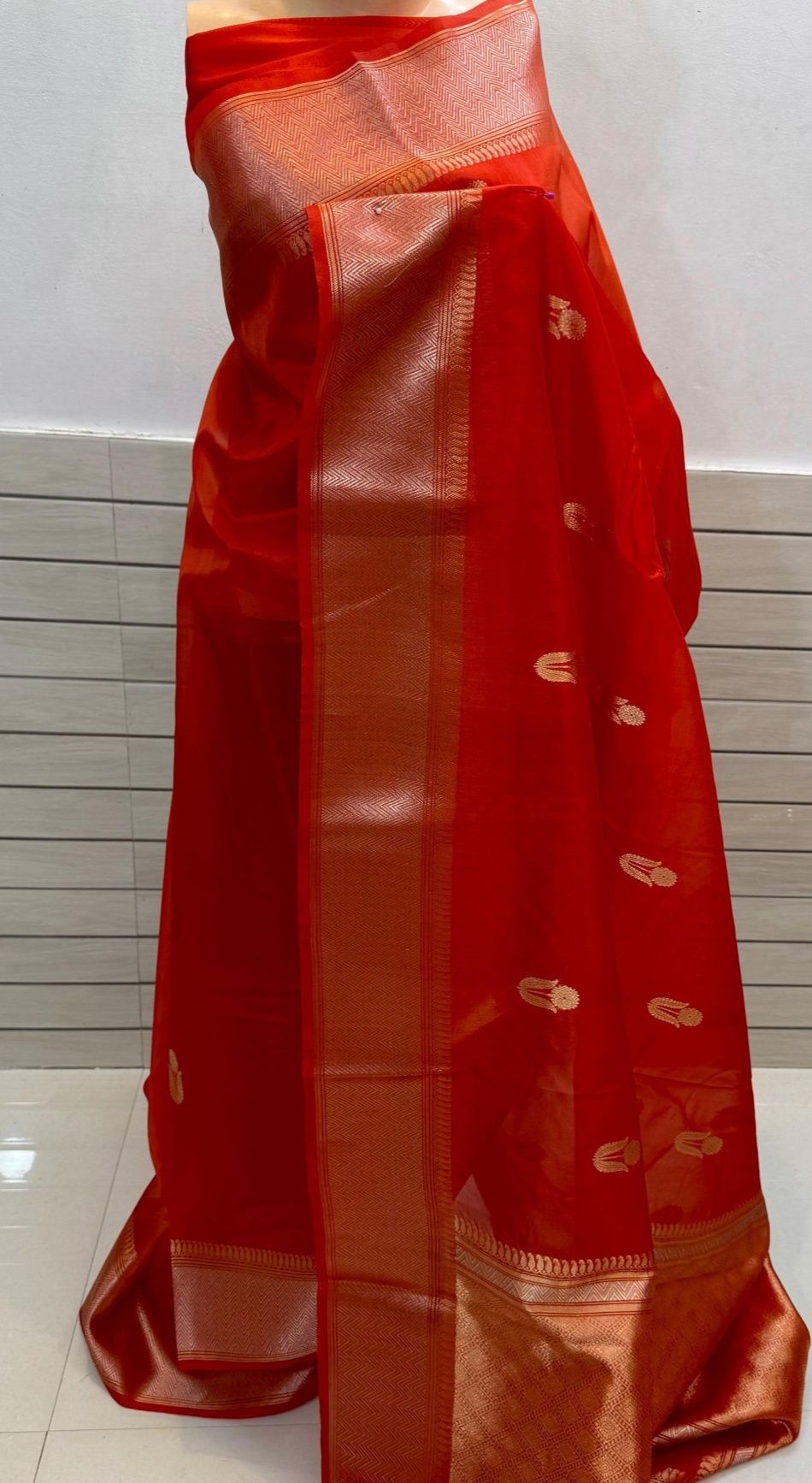 Pure Raw Mangoo silk Saree- From loom to your wardrobe in USA