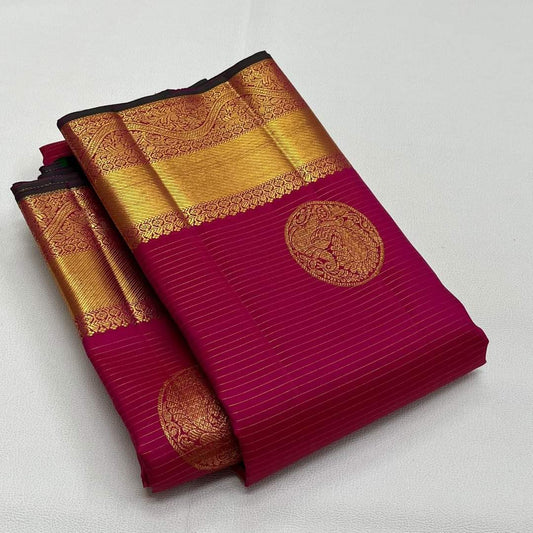 Maroon Red Kanchipuram