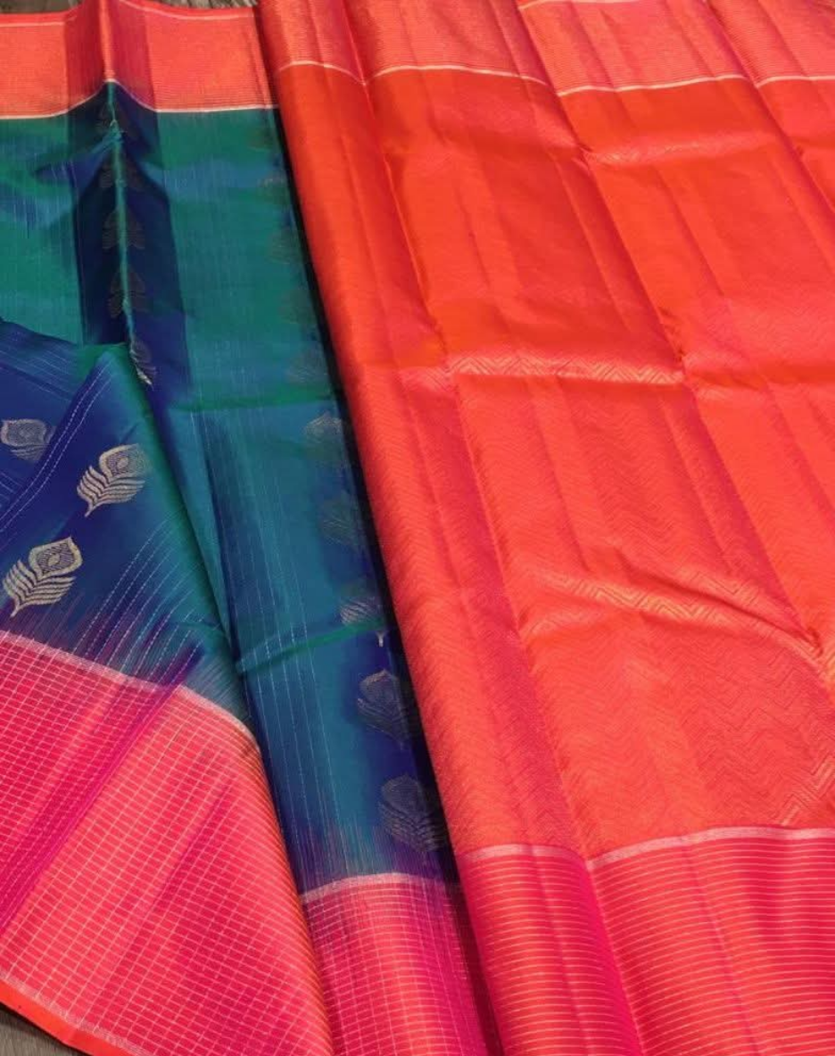 Peacock 🦚 combo kanchipuram