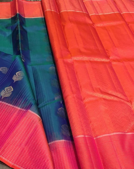 Peacock 🦚 combo kanchipuram
