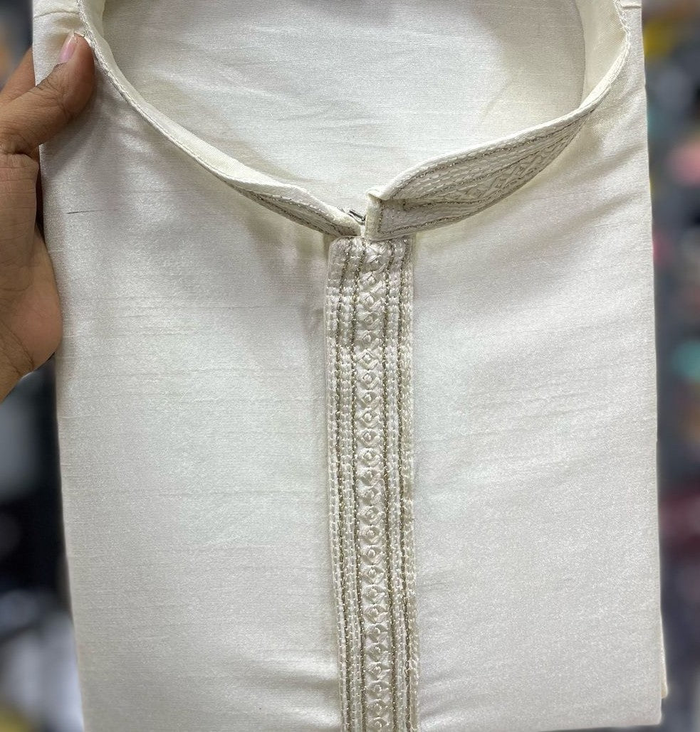 White Men's Kurta