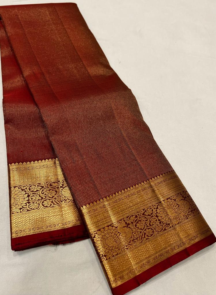 Maroon Kanchipuram