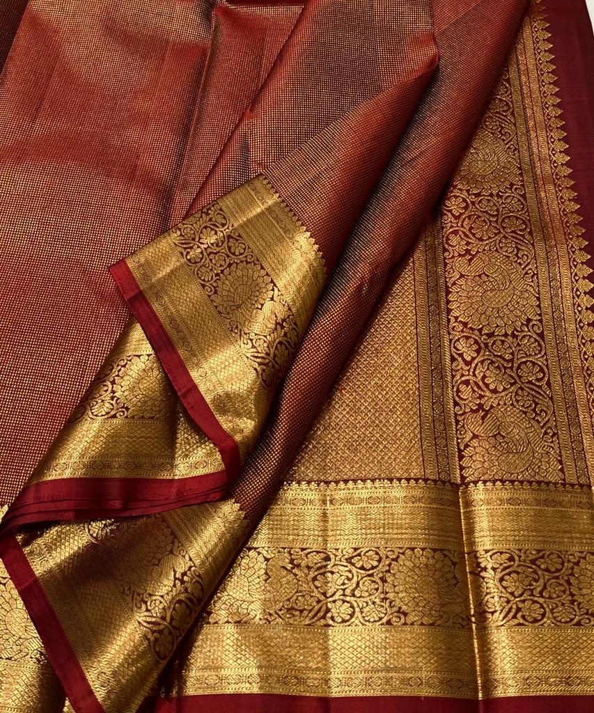 Maroon Kanchipuram