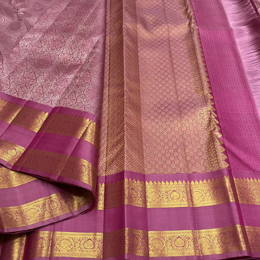 Onion pink - Wedding kanchipuram silk