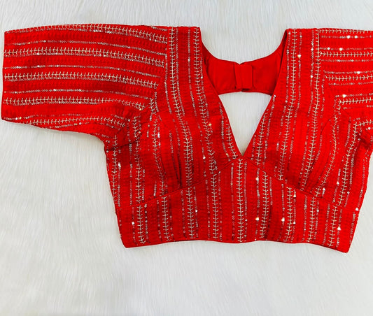 Sabaychi style  red  Blouse