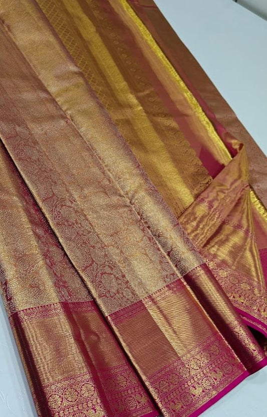 Kanchipuram silk house - Gold color