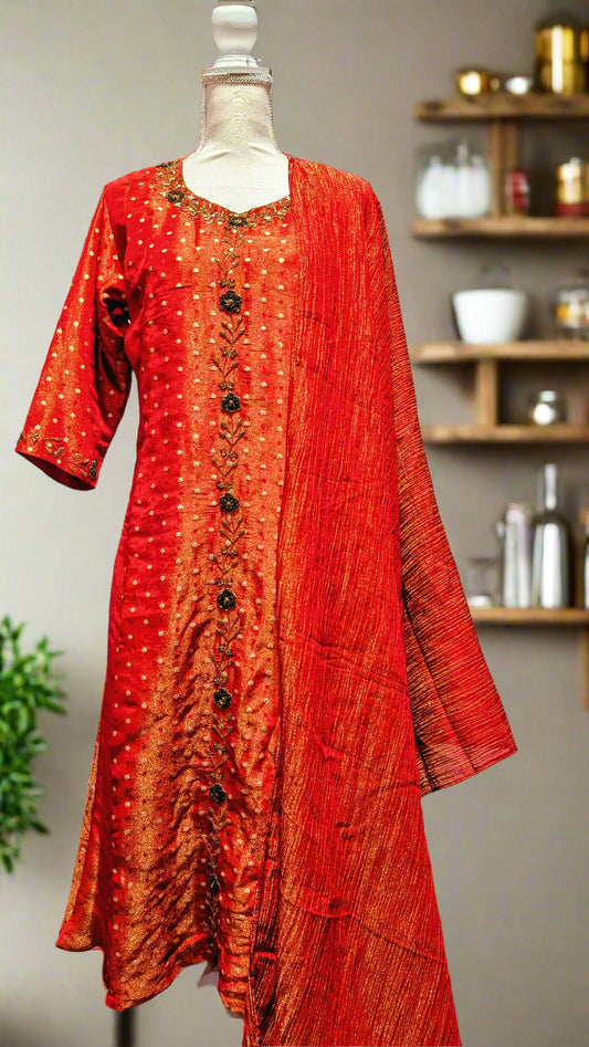 Brick red orange Designer collections