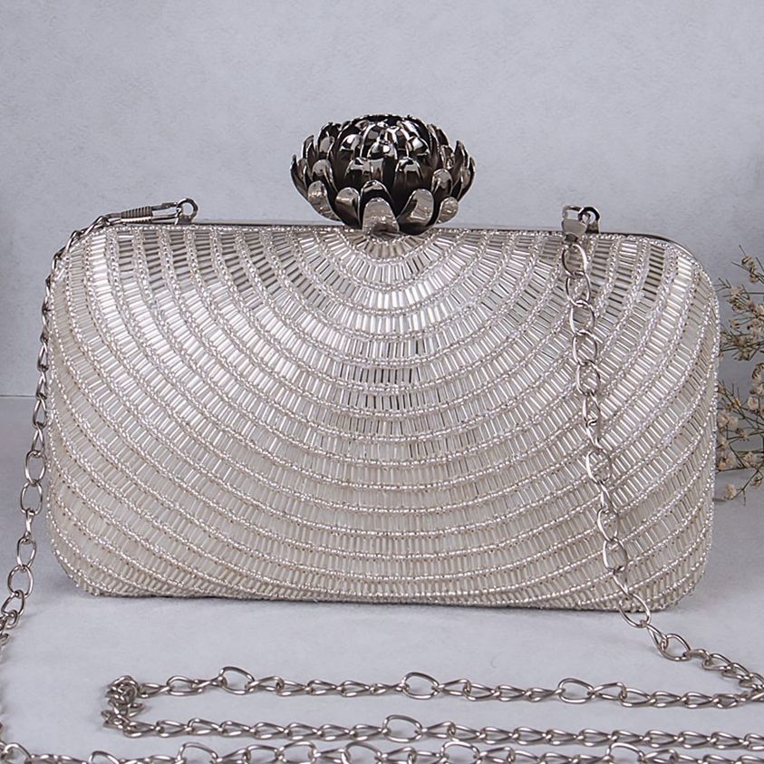 Silver Clutch