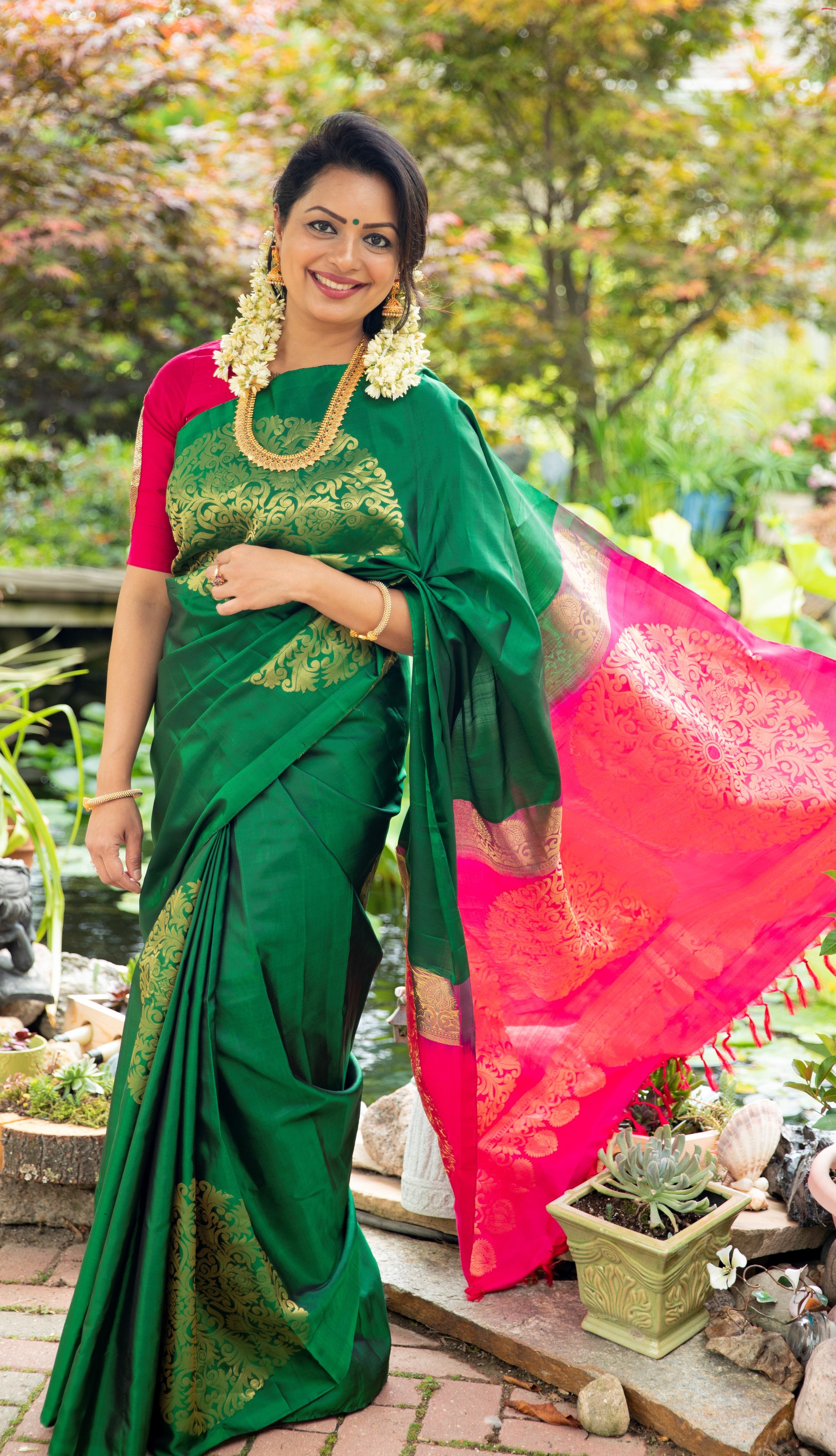 Palam Silks | Latest Silk Sarees | Kanchipuram Silk Saree with Checks