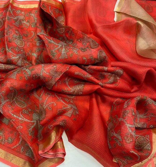 Red Kota Silk