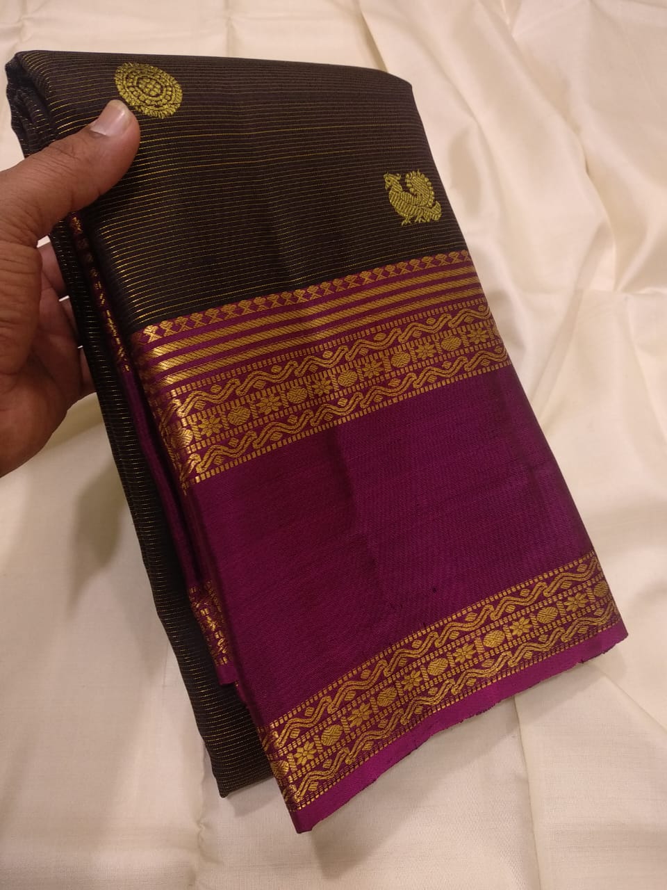 Kanchipuram pattu for wedding Bridal function