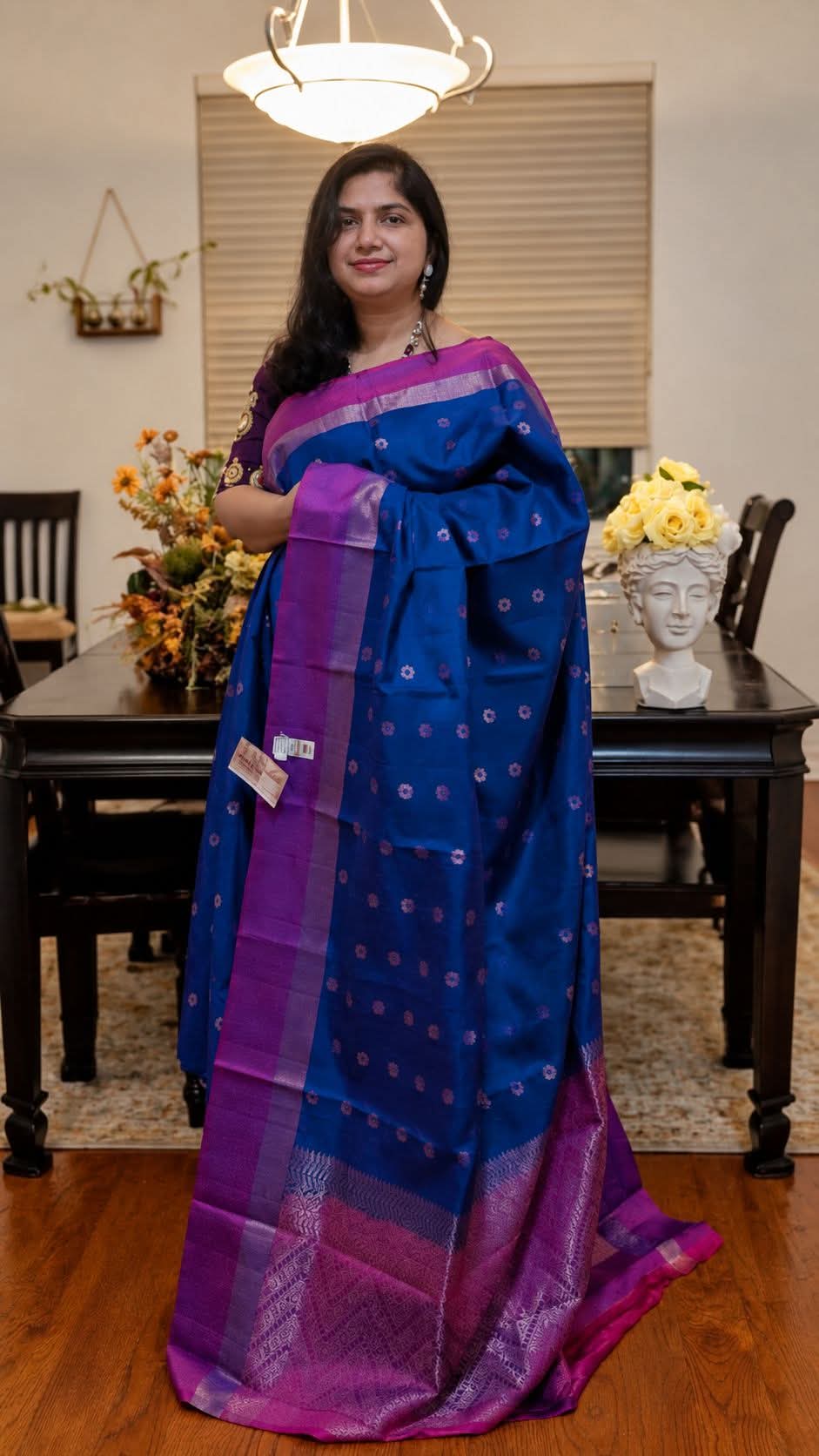 Blue soft Kanchi collection