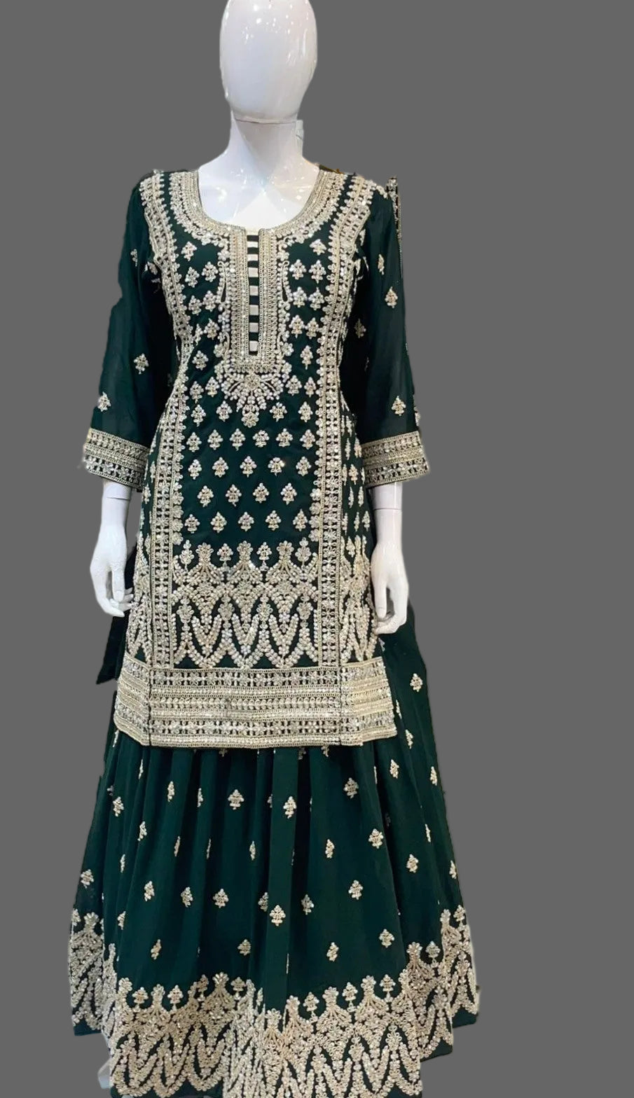 Kurti Lahenga for wedding parties