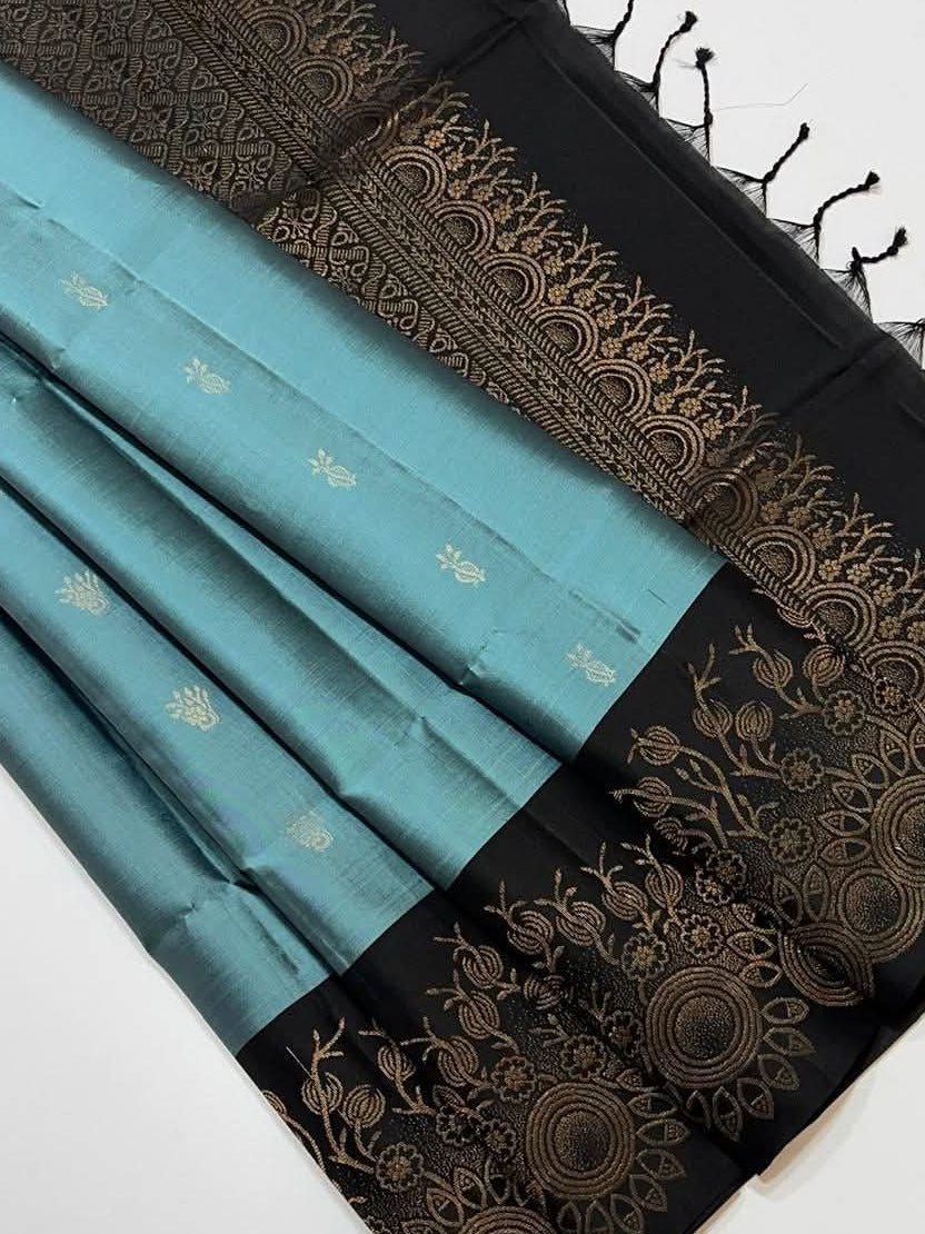 Kanchipuram soft silk Borderless