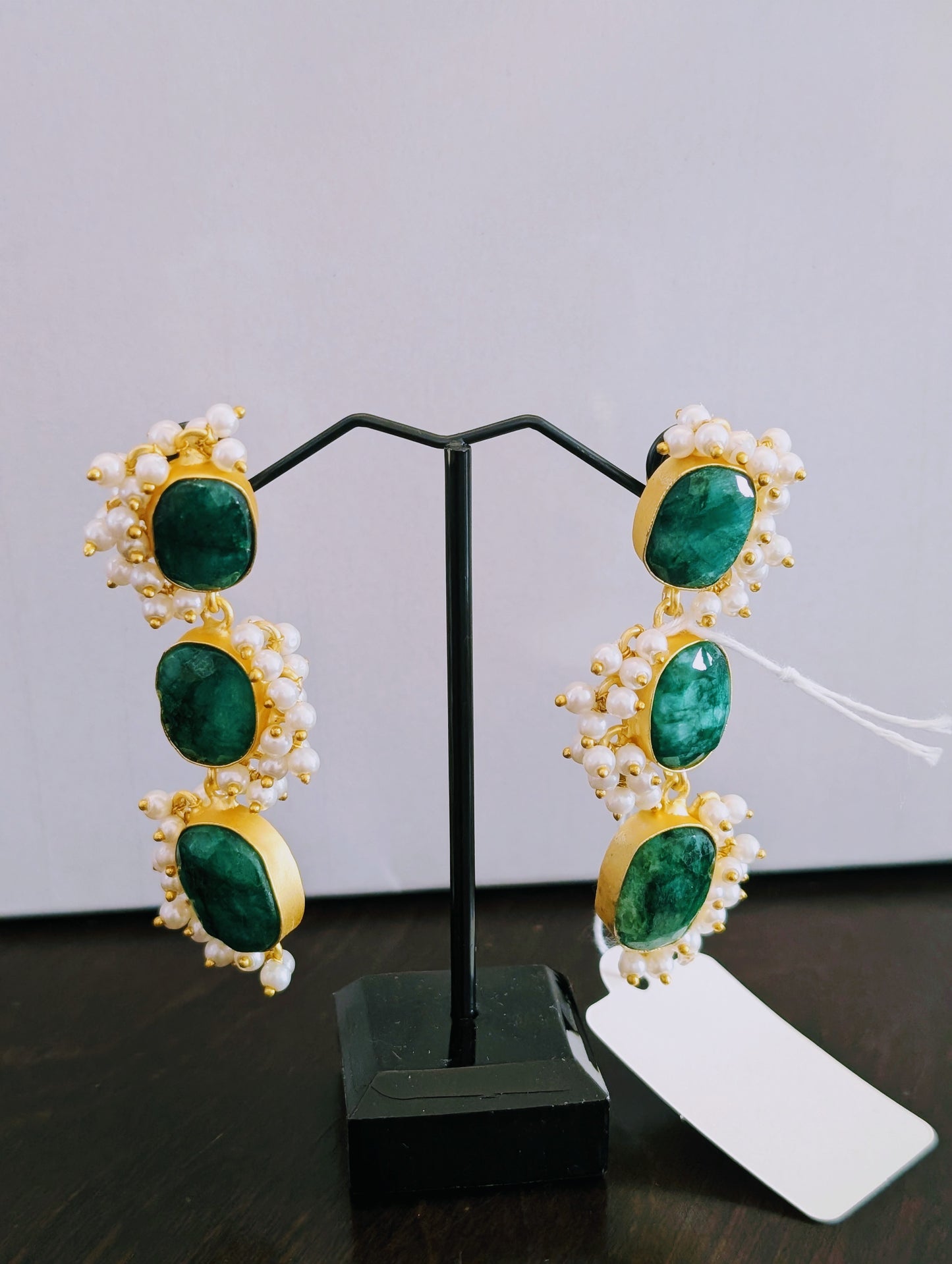 Green fusion Earring